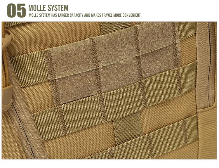 40L Tactical Reflective Backpack  bază militară Molle Outdoor Rucksack