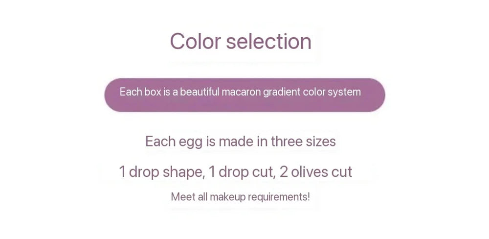 4PCS machiaj Sponge Blender frumusete Egg cosmetice Puff