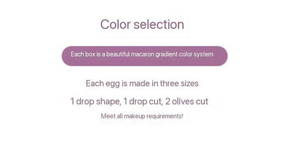 4PCS machiaj Sponge Blender frumusete Egg cosmetice Puff