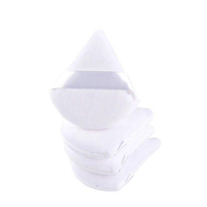 SHIDISHANGPIN Triangle Catifea pulbere Puff  bază de plastic cosmetice faţă reutilizabil Sponge, mini machiaj de bumbac pentru fundaţie, Eyeshadow, şi instrumente de frumusete (1/2/3/6pcs)