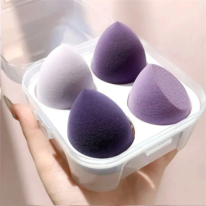 4PCS machiaj Sponge Blender frumusete Egg cosmetice Puff