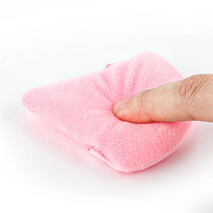 SHIDISHANGPIN Triangle Catifea pulbere Puff  bază de plastic cosmetice faţă reutilizabil Sponge, mini machiaj de bumbac pentru fundaţie, Eyeshadow, şi instrumente de frumusete (1/2/3/6pcs)