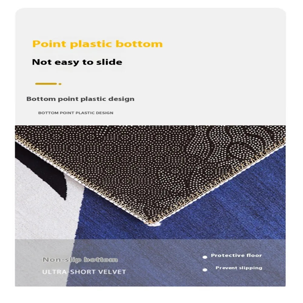 VIKAMA Office Chair Mat ? Anti-Slip, Carpet uzura-Rezistent pentru Home & Office Floor Protection