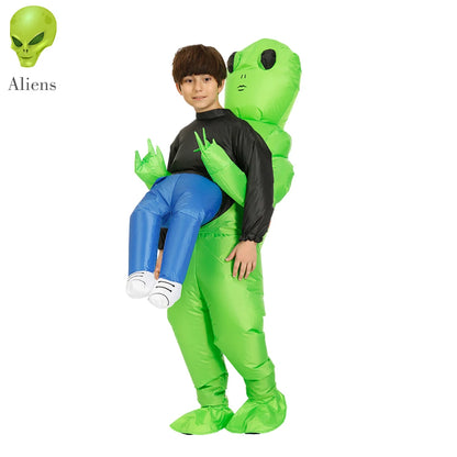 ET-Aliens Costum gonflabil  bază pentru adulţi şi copii, Halloween, Crăciun, Ziua Recunoştinţei, Petrecere, Costumul Festivalului