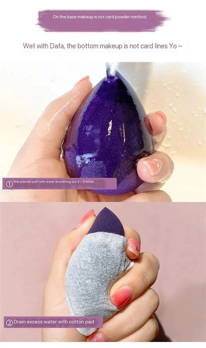 4PCS machiaj Sponge Blender frumusete Egg cosmetice Puff