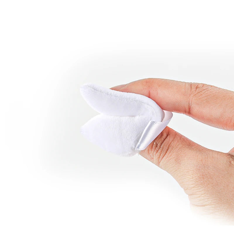 SHIDISHANGPIN Triangle Catifea pulbere Puff  bază de plastic cosmetice faţă reutilizabil Sponge, mini machiaj de bumbac pentru fundaţie, Eyeshadow, şi instrumente de frumusete (1/2/3/6pcs)