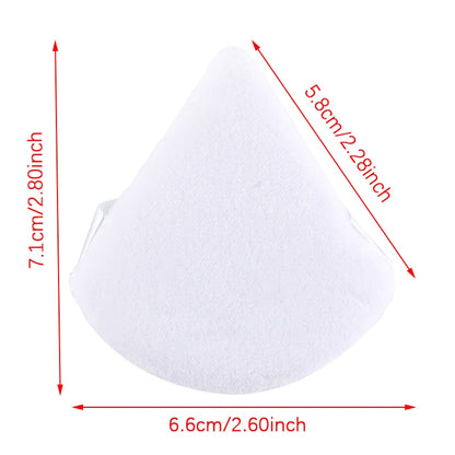 SHIDISHANGPIN Triangle Catifea pulbere Puff  bază de plastic cosmetice faţă reutilizabil Sponge, mini machiaj de bumbac pentru fundaţie, Eyeshadow, şi instrumente de frumusete (1/2/3/6pcs)