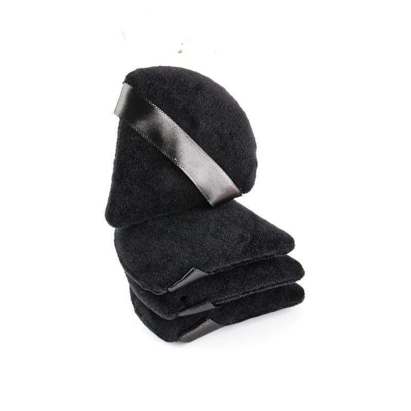 SHIDISHANGPIN Triangle Catifea pulbere Puff  bază de plastic cosmetice faţă reutilizabil Sponge, mini machiaj de bumbac pentru fundaţie, Eyeshadow, şi instrumente de frumusete (1/2/3/6pcs)