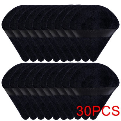20/30Pcs Triangle Velvet pulbere Puff
