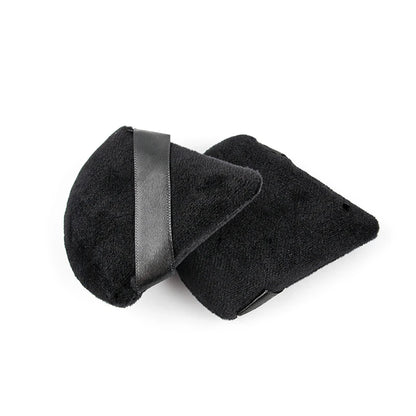 SHIDISHANGPIN Triangle Catifea pulbere Puff  bază de plastic cosmetice faţă reutilizabil Sponge, mini machiaj de bumbac pentru fundaţie, Eyeshadow, şi instrumente de frumusete (1/2/3/6pcs)