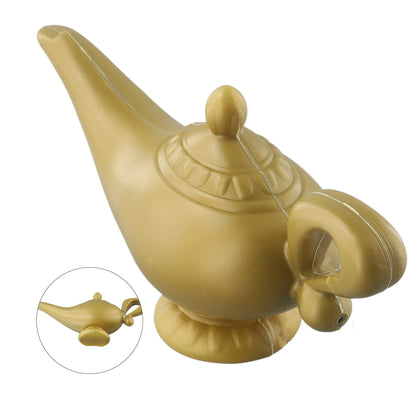 Aladdin Genie Lamp Costume Prop ا Vintage Decorative Teapot, Retro Magic Lamp Ornament pentru Halloween, Crăciun & partid decorare