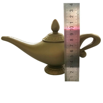 Aladdin Genie Lamp Costume Prop ا Vintage Decorative Teapot, Retro Magic Lamp Ornament pentru Halloween, Crăciun & partid decorare