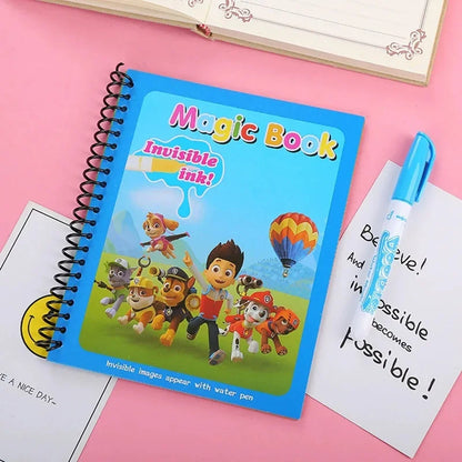 Paw Patrol desen cărți de colorat pentru copii Magic Carte de apă cu Pen Copii învățare educație jucărie copil
