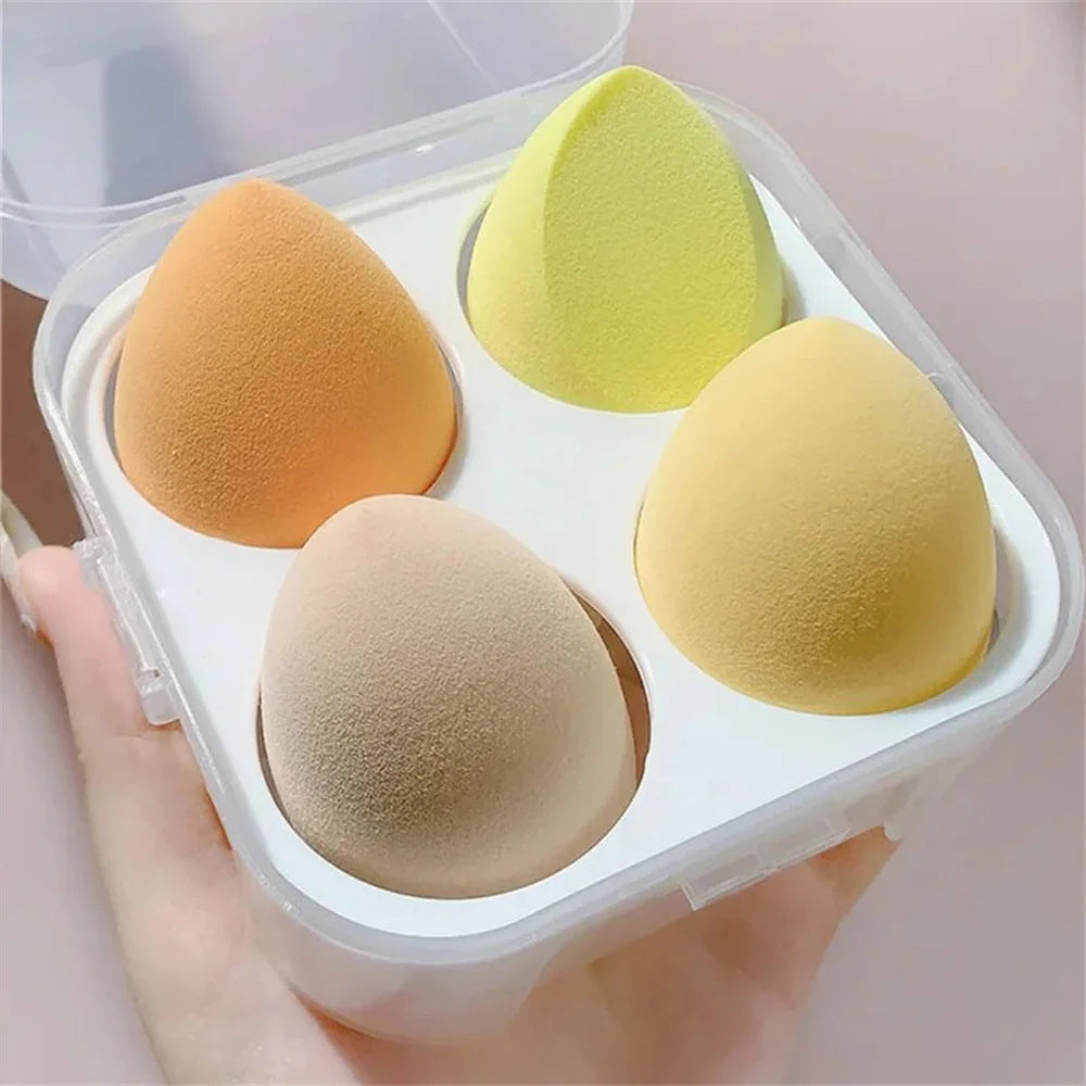 4PCS machiaj Sponge Blender frumusete Egg cosmetice Puff