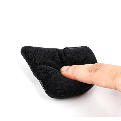 SHIDISHANGPIN Triangle Catifea pulbere Puff  bază de plastic cosmetice faţă reutilizabil Sponge, mini machiaj de bumbac pentru fundaţie, Eyeshadow, şi instrumente de frumusete (1/2/3/6pcs)