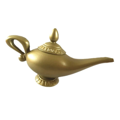 Aladdin Genie Lamp Costume Prop ا Vintage Decorative Teapot, Retro Magic Lamp Ornament pentru Halloween, Crăciun & partid decorare