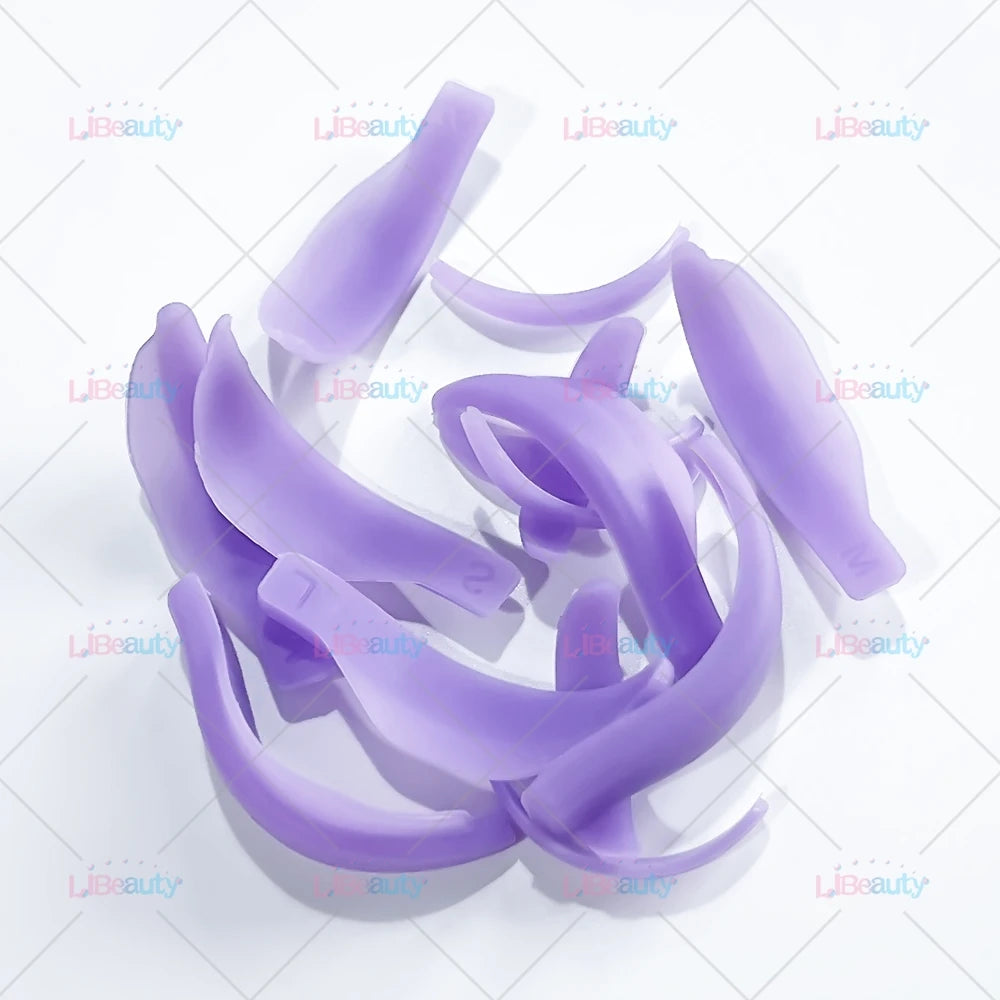 Libeauty 7 Paris Reusable Lash Lift Shield Pads – Silicone Eyelash Curler & Curling Iron Accessories, Makeup Tool