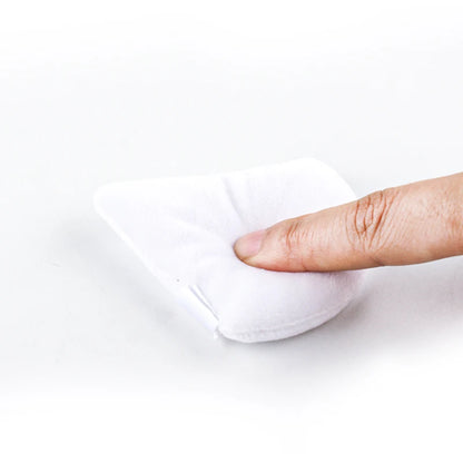 SHIDISHANGPIN Triangle Catifea pulbere Puff  bază de plastic cosmetice faţă reutilizabil Sponge, mini machiaj de bumbac pentru fundaţie, Eyeshadow, şi instrumente de frumusete (1/2/3/6pcs)