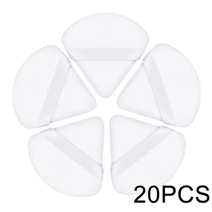 20/30Pcs Triangle Velvet pulbere Puff