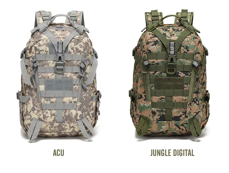 40L Tactical Reflective Backpack  bază militară Molle Outdoor Rucksack