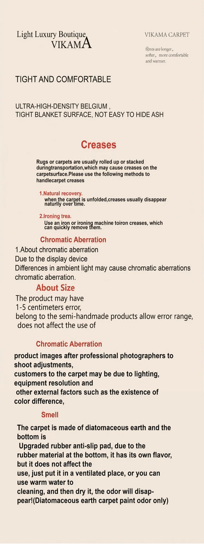 VIKAMA Office Chair Mat ? Anti-Slip, Carpet uzura-Rezistent pentru Home & Office Floor Protection