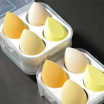 4PCS machiaj Sponge Blender frumusete Egg cosmetice Puff