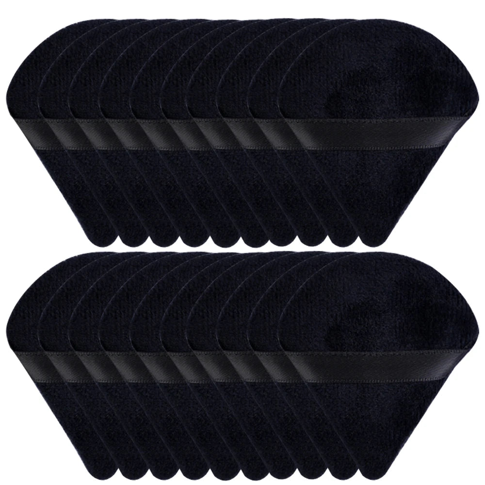 20/30Pcs Triangle Velvet pulbere Puff